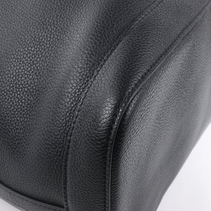 Sac à bandoulière double sens en cuir CELINE 6 Sith noir