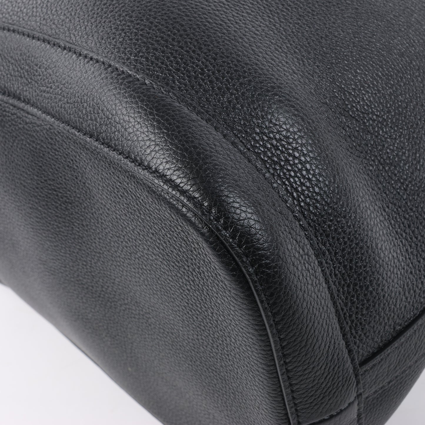 CELINE 6 Sith Leather 2Way Shoulder Bag in Black