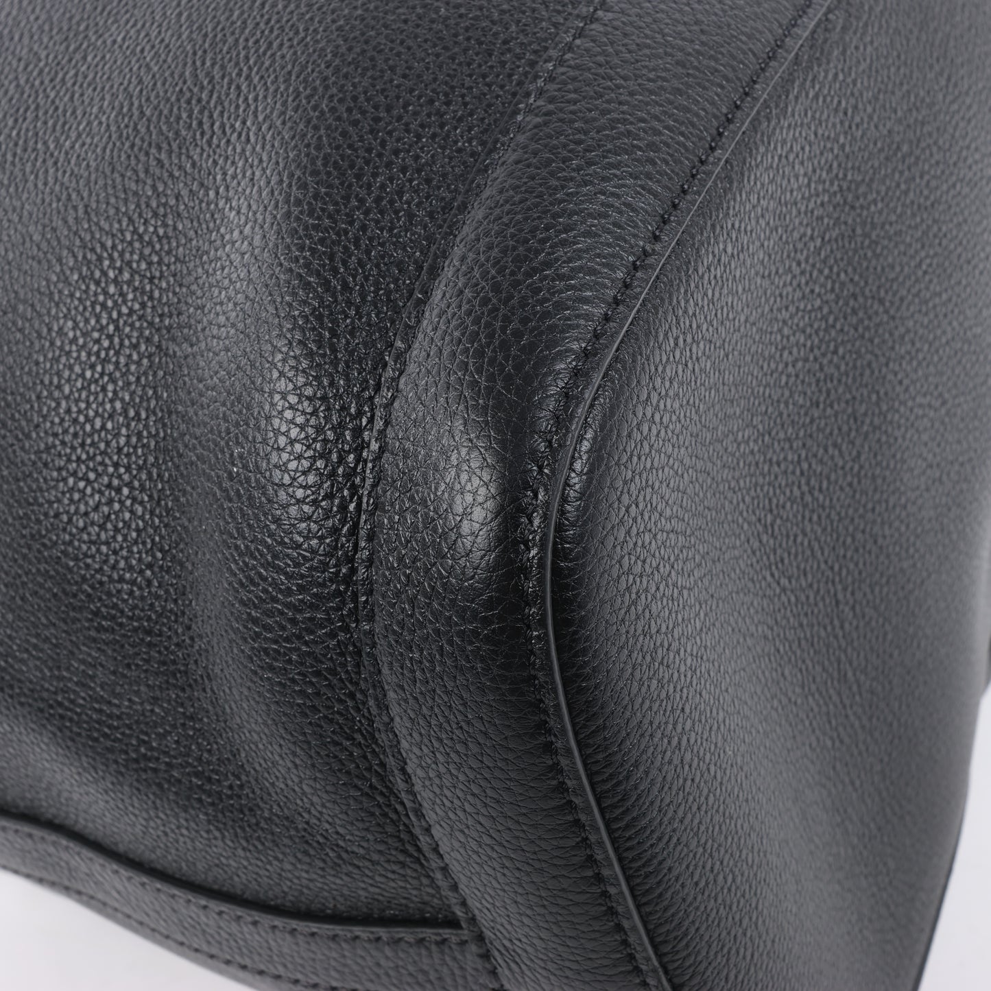 CELINE 6 Sith Leather 2Way Shoulder Bag in Black