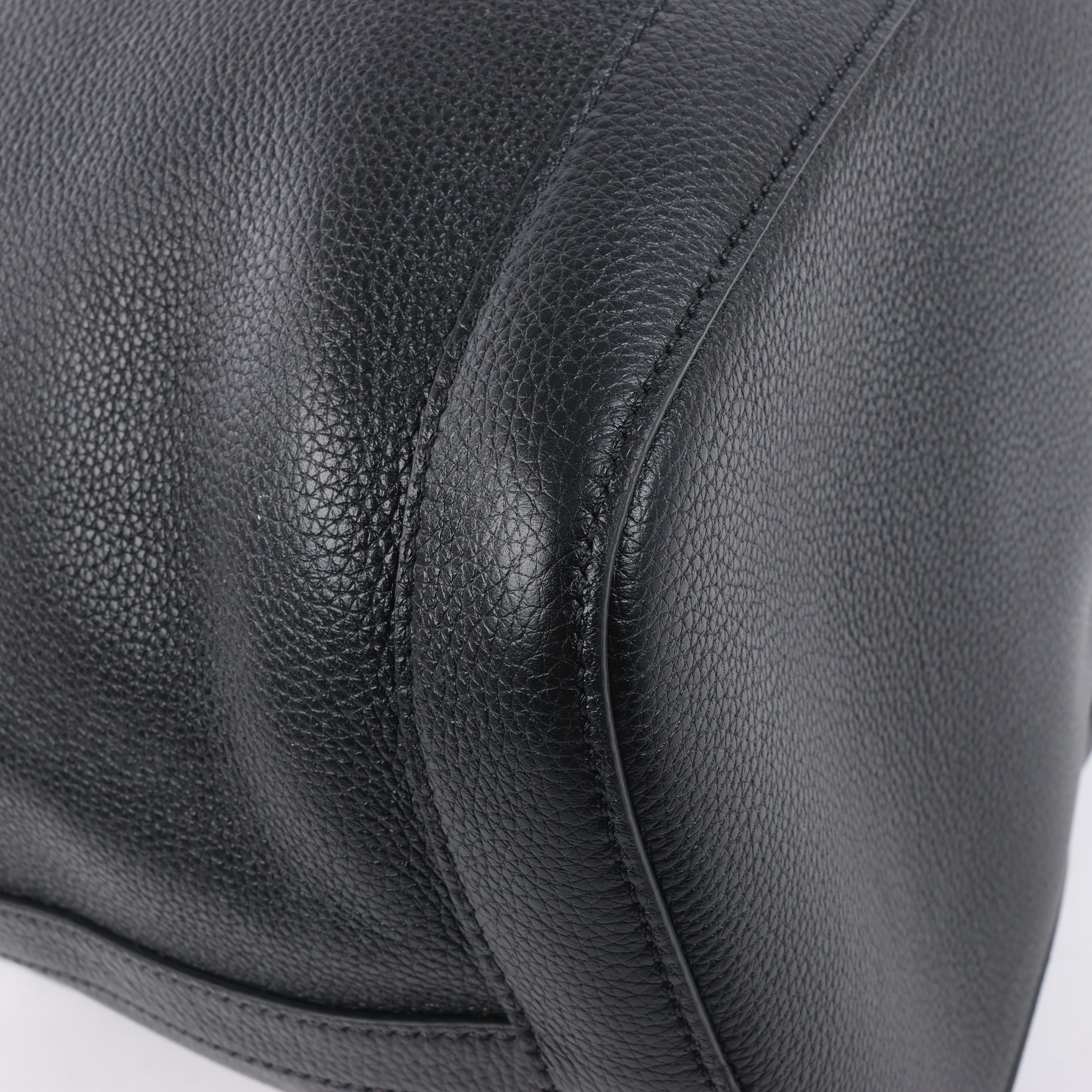 Bolso de hombro CELINE 6 Sith de piel bidireccional en negro