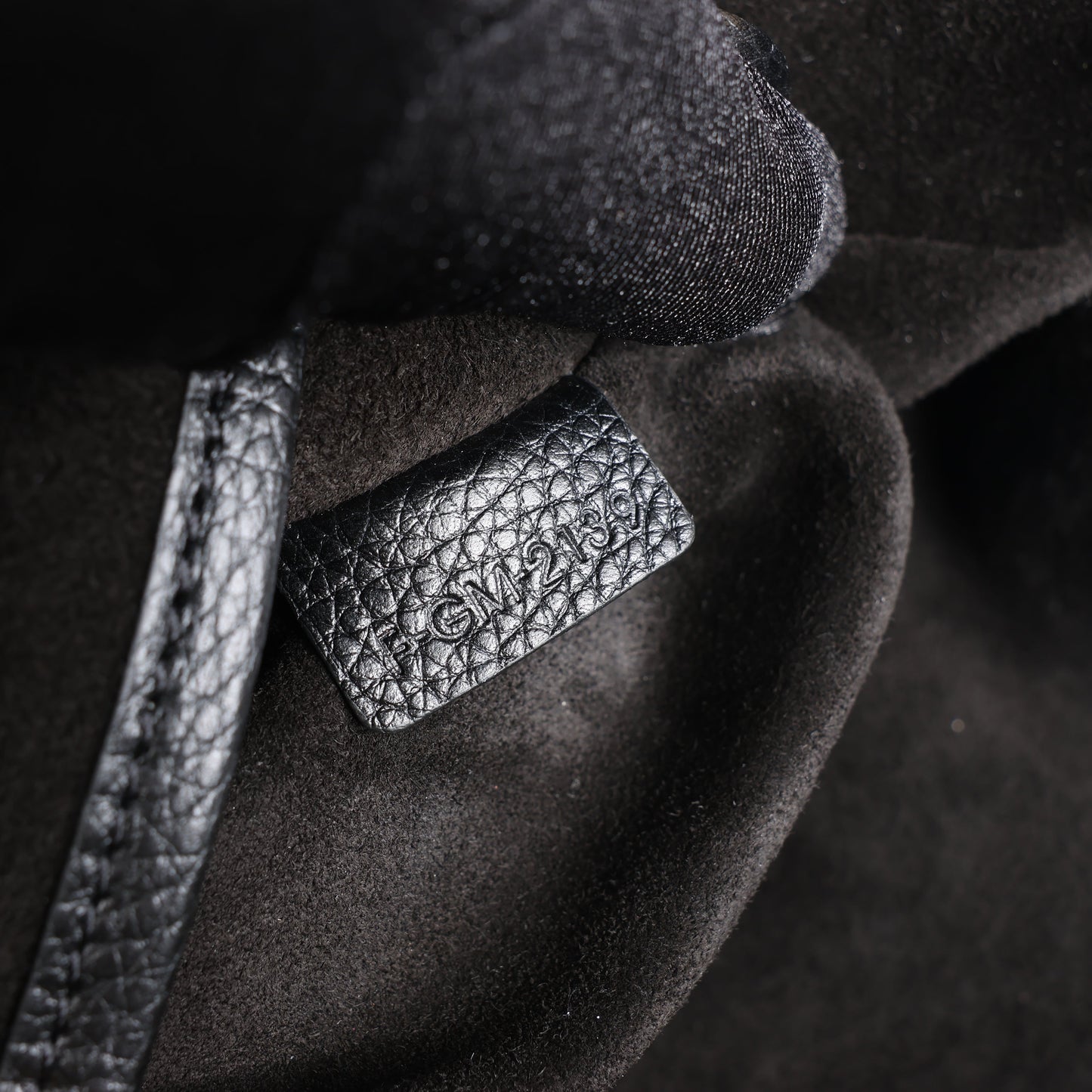 Sac à bandoulière double sens en cuir CELINE 6 Sith noir