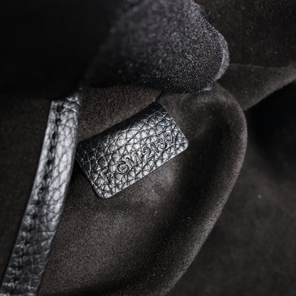 Sac à bandoulière double sens en cuir CELINE 6 Sith noir