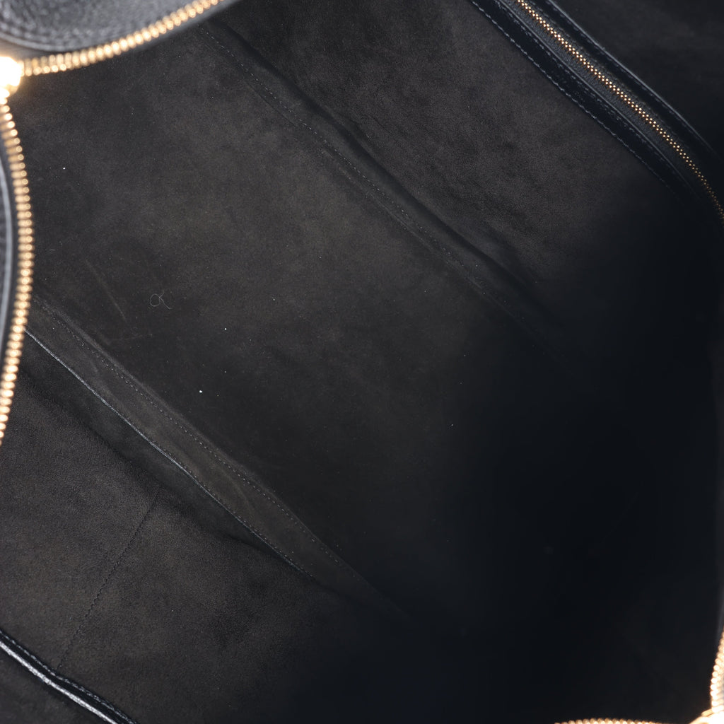 Bolso de hombro CELINE 6 Sith de piel bidireccional en negro