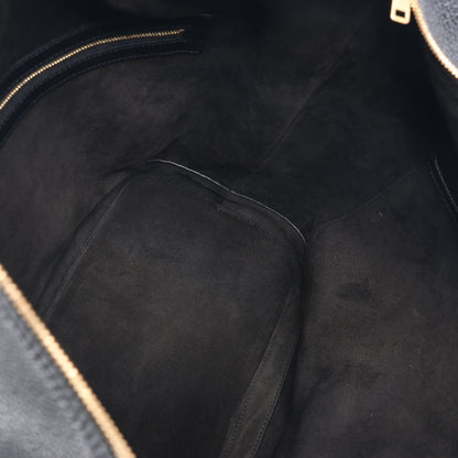 Sac à bandoulière double sens en cuir CELINE 6 Sith noir