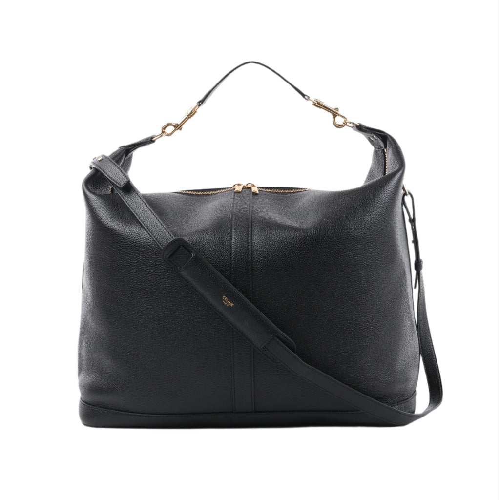 Bolso de hombro CELINE 6 Sith de piel bidireccional en negro