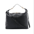 Bolso de hombro CELINE 6 Sith de piel bidireccional en negro