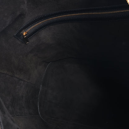 Sac à bandoulière double sens en cuir CELINE 6 Sith noir