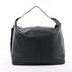 Bolso de hombro CELINE 6 Sith de piel bidireccional en negro