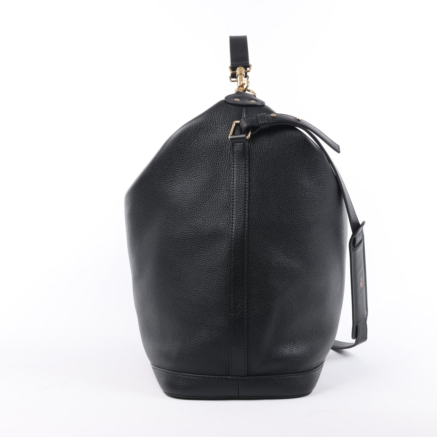 CELINE 6 Sith Leather 2Way Shoulder Bag in Black