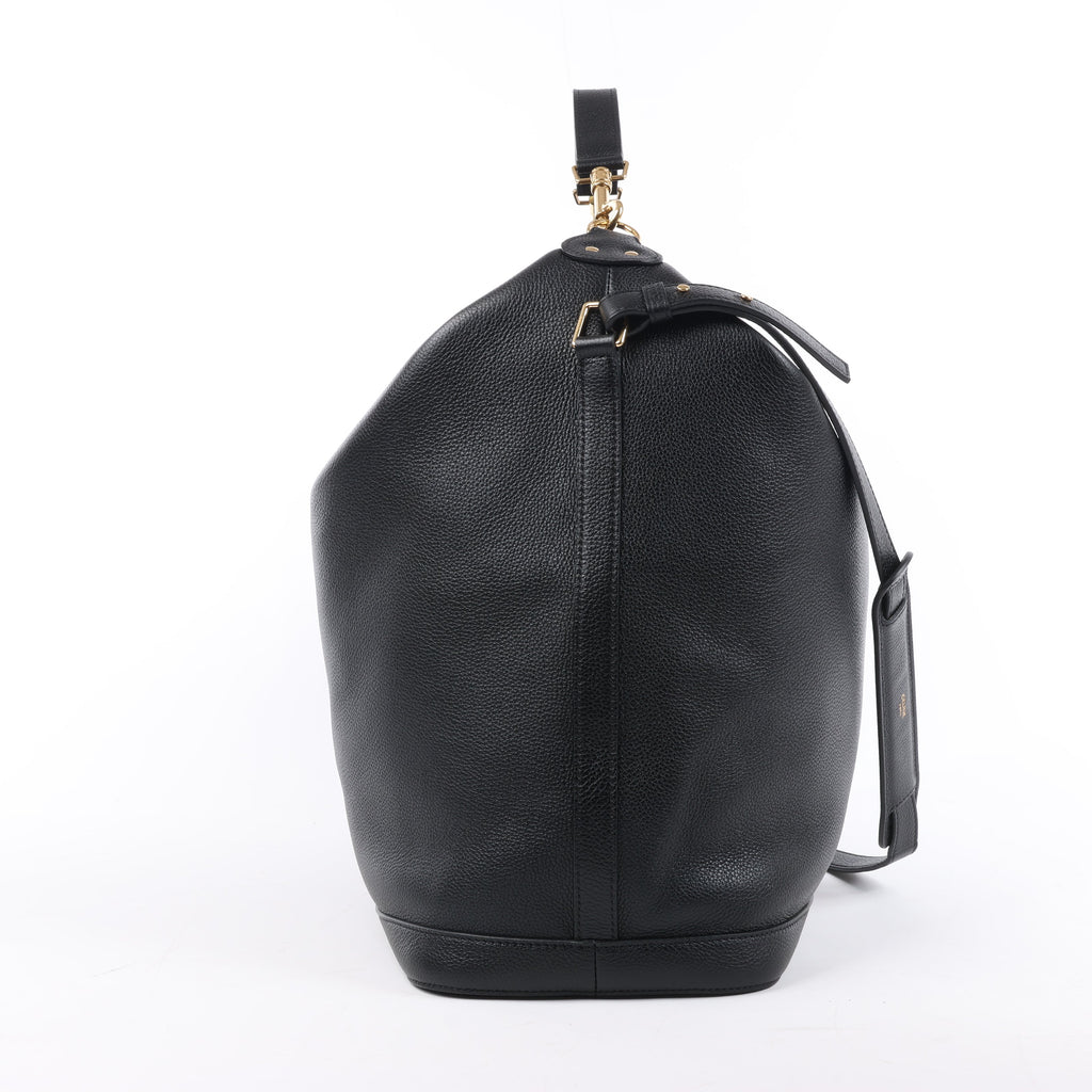 Bolso de hombro CELINE 6 Sith de piel bidireccional en negro