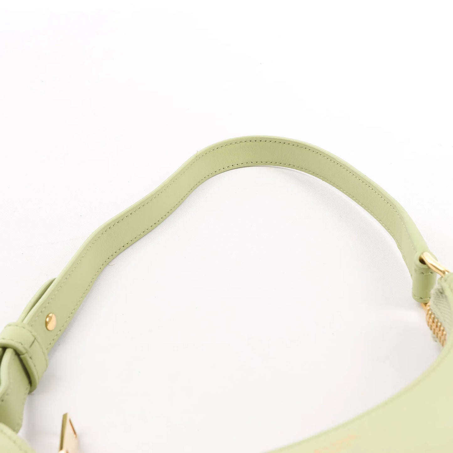 CELINE Ava Leather Shoulder Bag in Green