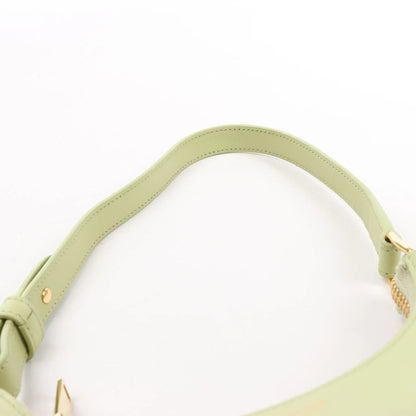 CELINE Ava Leather Shoulder Bag in Green