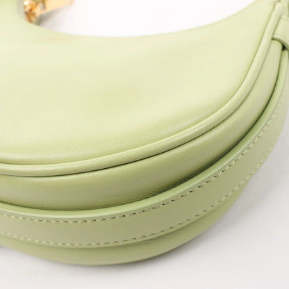 CELINE Ava Leather Shoulder Bag in Green