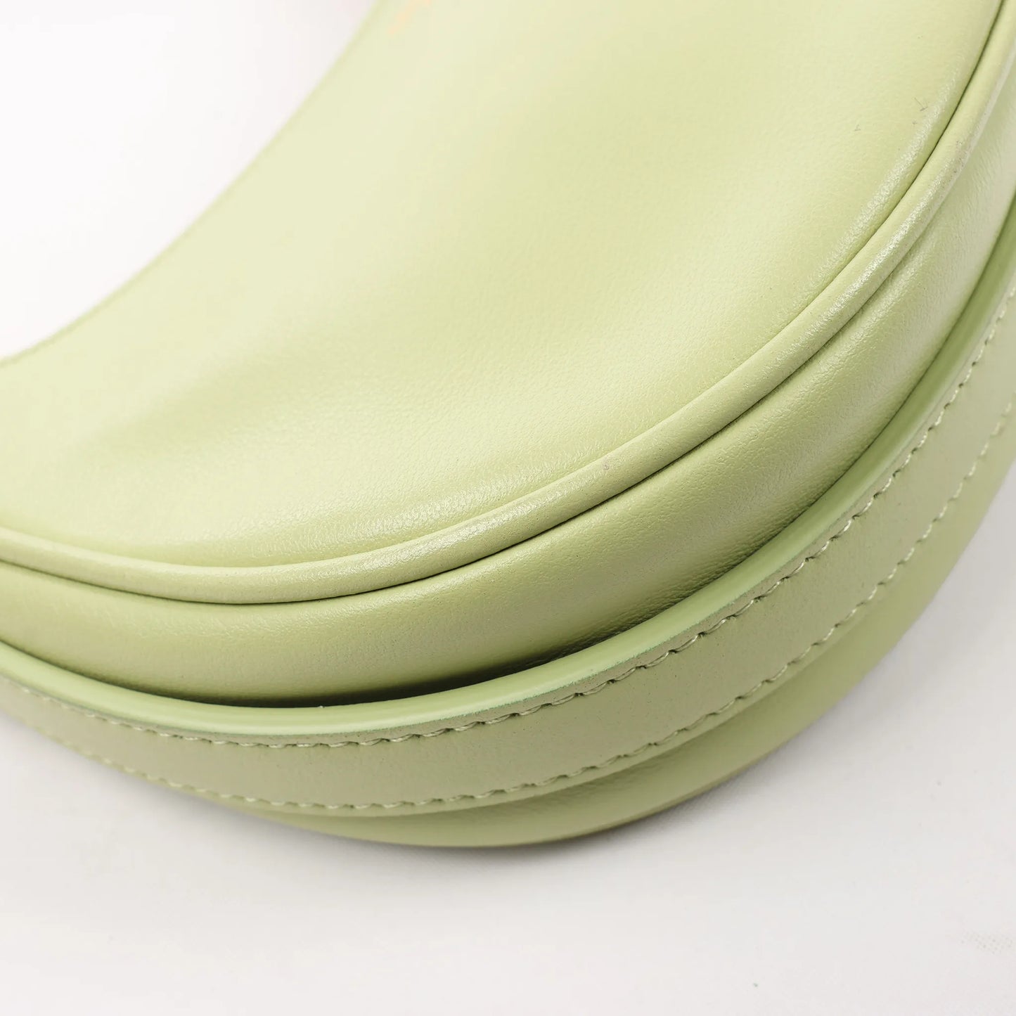 CELINE Ava Leather Shoulder Bag in Green