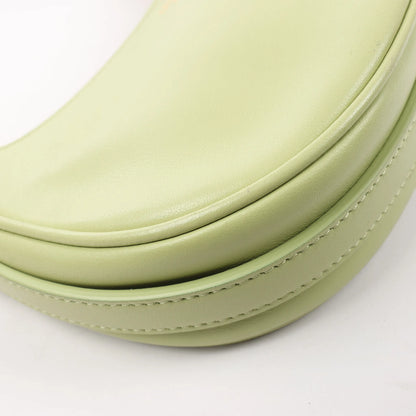 CELINE Ava Leather Shoulder Bag in Green