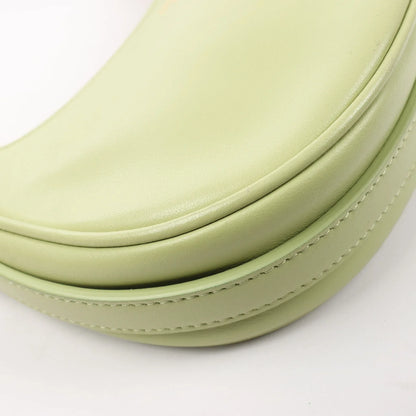 CELINE Ava Leather Shoulder Bag in Green