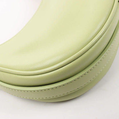 CELINE Ava Leather Shoulder Bag in Green