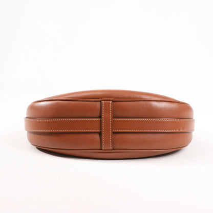 CELINE Ava Leather Shoulder Bag in Brown