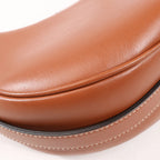 CELINE Ava Leather Shoulder Bag in Brown