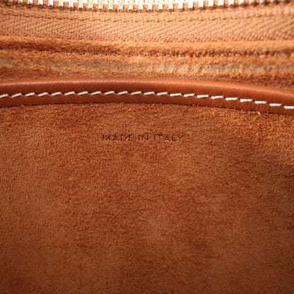 CELINE Ava Leather Shoulder Bag in Brown