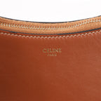 CELINE Ava Leather Shoulder Bag in Brown