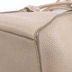 CELINE Big Bag Small Grained Leather 2way Handbag in Greige