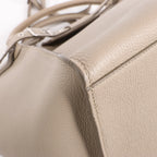 CELINE Big Bag Small Grained Leather 2way Handbag in Greige