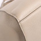CELINE Big Bag Small Grained Leather 2way Handbag in Greige