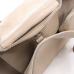 CELINE Big Bag Small Grained Leather 2way Handbag in Greige