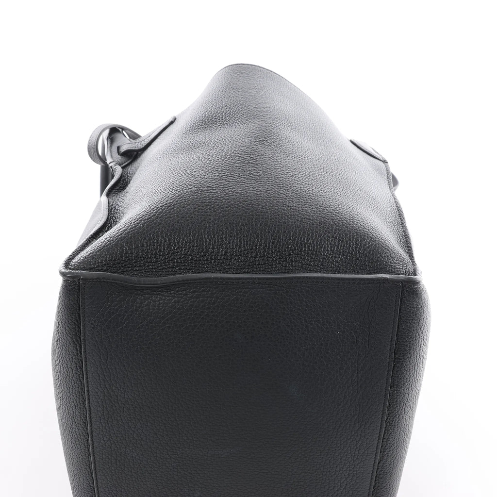 CELINE Big Bag Small Leather 2way Handbag in Black