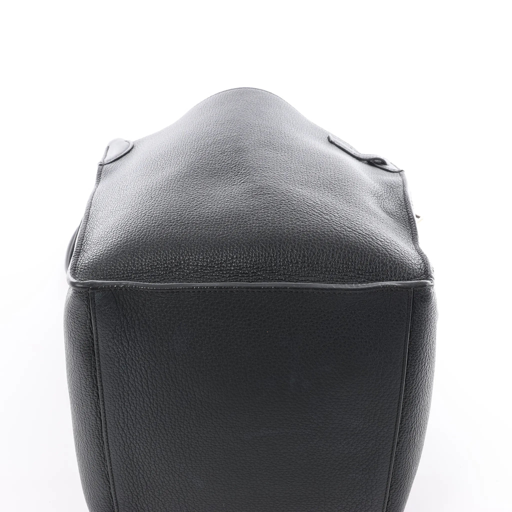 CELINE Big Bag Small Leather 2way Handbag in Black