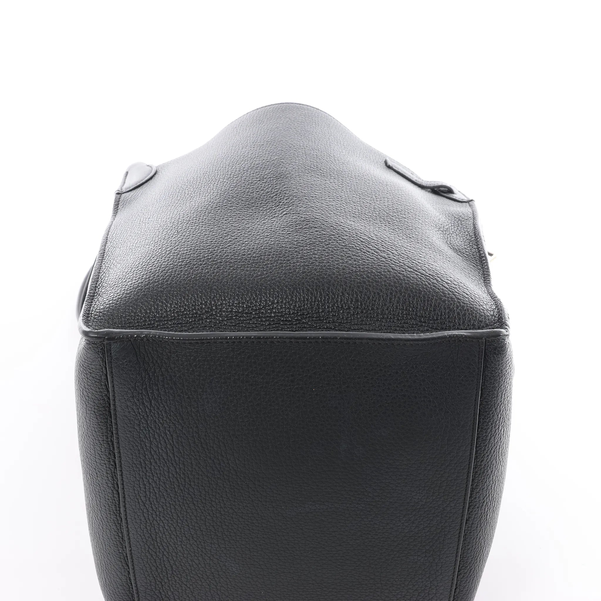 CELINE Big Bag Small Leather 2way Handbag in Black