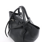 CELINE Big Bag Small Leather 2way Handbag in Black