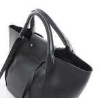 CELINE Big Bag Small Leather 2way Handbag in Black