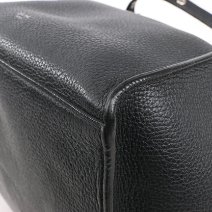 CELINE Big Bag Small Grained Leather 2way Handbag in Black