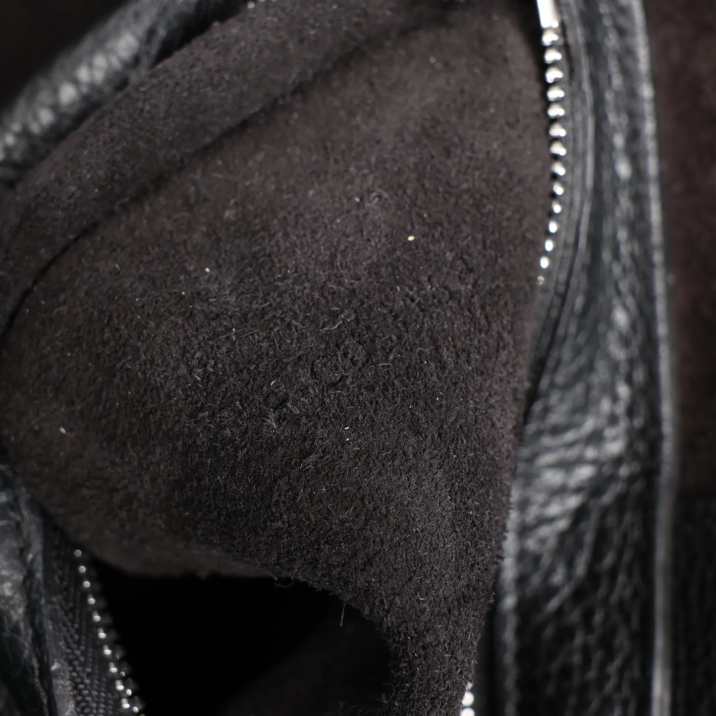 CELINE Big Bag Small Grained Leather 2way Handbag in Black