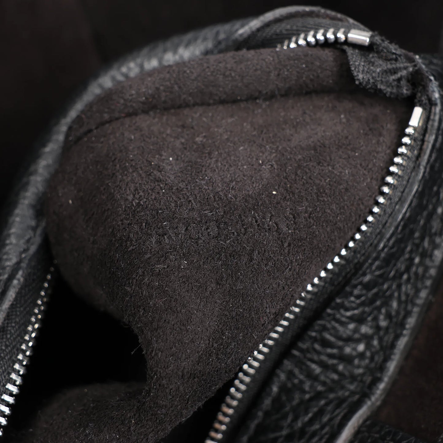 CELINE Big Bag Small Grained Leather 2way Handbag in Black