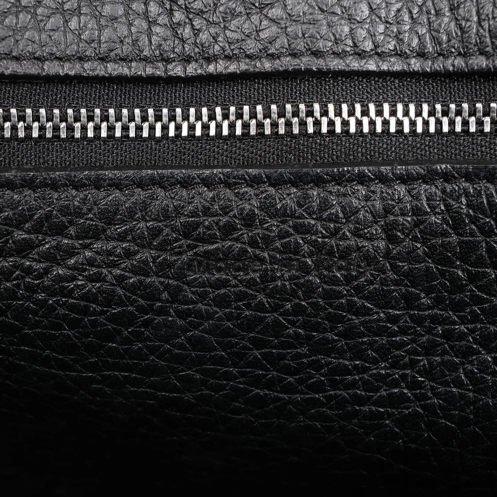 CELINE Big Bag Small Leather 2way Handbag in Black