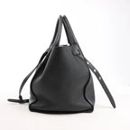 CELINE Big Bag Small Leather 2way Handbag in Black