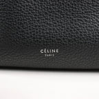 CELINE Big Bag Small Leather 2way Handbag in Black