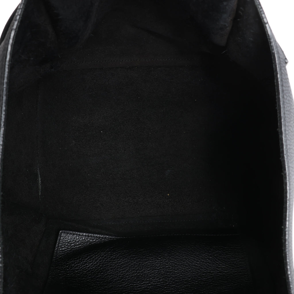 Celine Big Bag Small Leather 2Way Handbag in Black