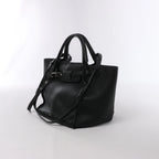 Celine Big Bag Small Leather 2Way Handbag in Black