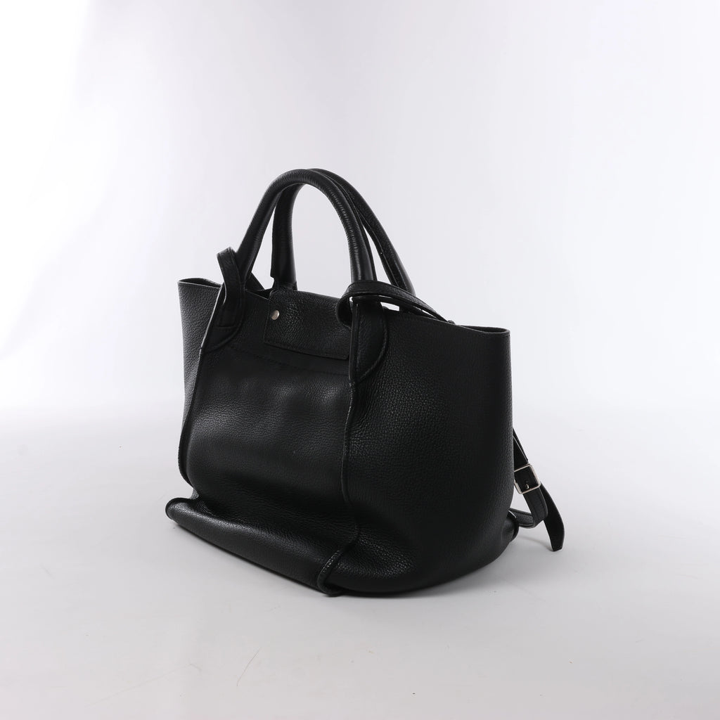 Bolso de mano CELINE Big Bag Small 2 en 1 de piel en color burdeos
