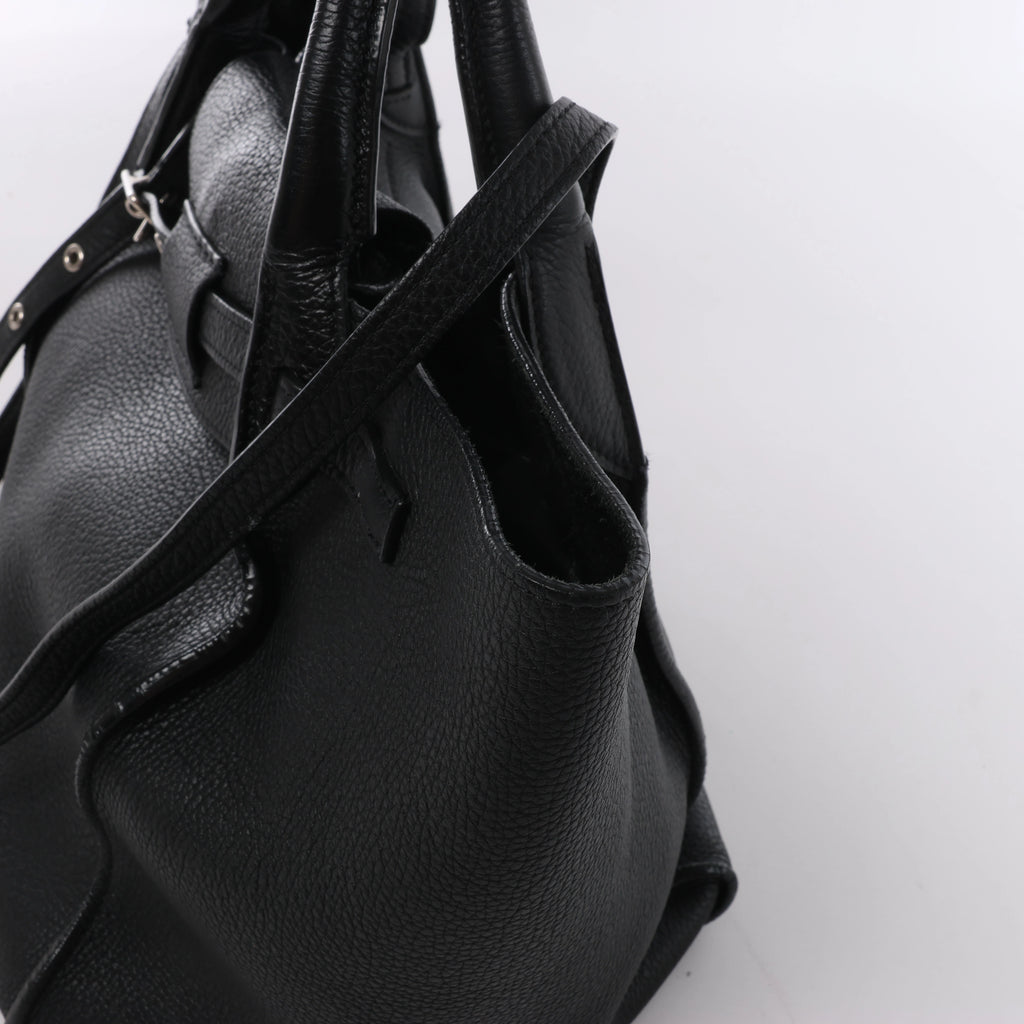 Bolso de mano CELINE Big Bag Small 2 en 1 de piel en color burdeos