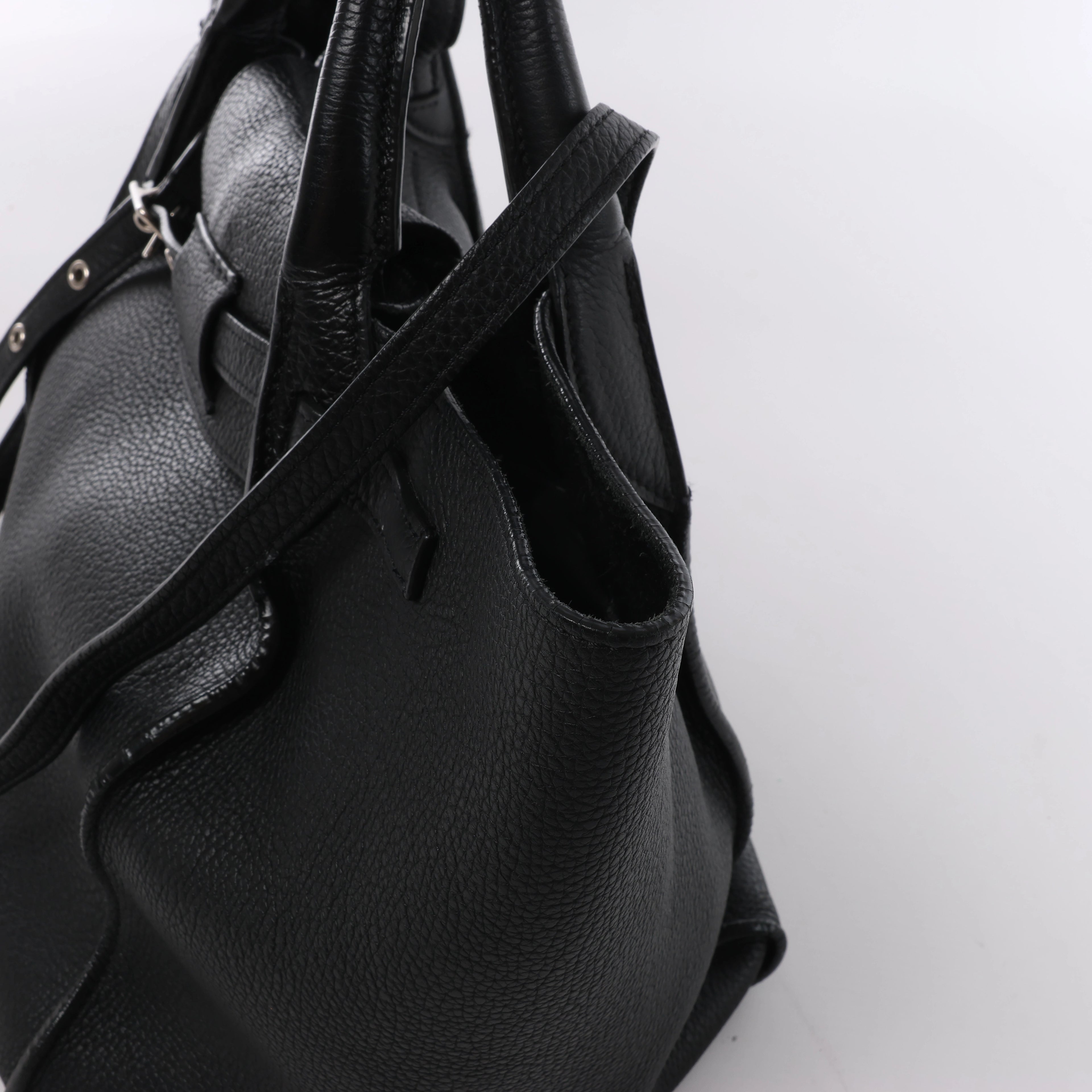 Bolso de mano CELINE Big Bag Small 2 en 1 de piel en color burdeos