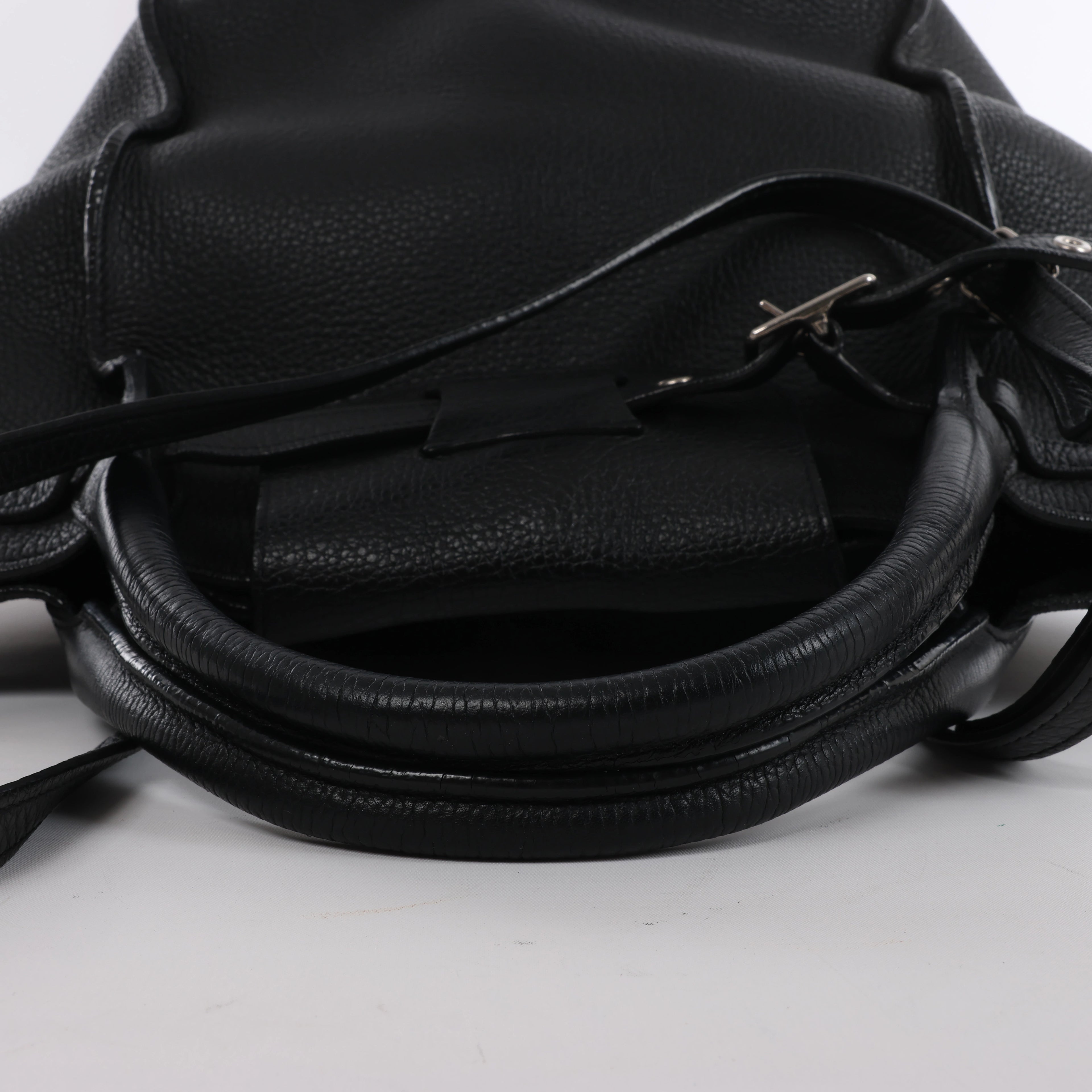 Bolso de mano CELINE Big Bag Small 2 en 1 de piel en color burdeos