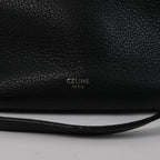 Celine Big Bag Small Leather 2Way Handbag in Black