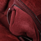 CELINE Big Bag Small Leather 2way Handbag in Burgundy