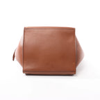 CELINE Big Bag Small Leather 2way Handbag in Brown