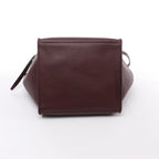 Bolso de mano CELINE Big Bag Small 2 en 1 de piel en color burdeos